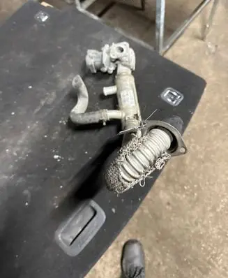 EGR valve cooler