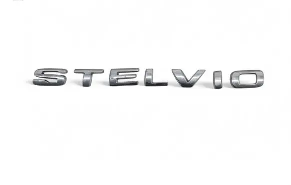 Alfa Romeo Stelvio Rear loading door model letters 