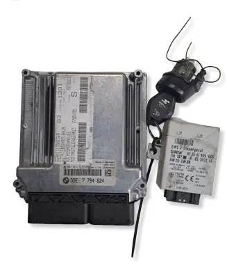 BMW 3 E46 Engine ECU kit and lock set 7794624 61356905666