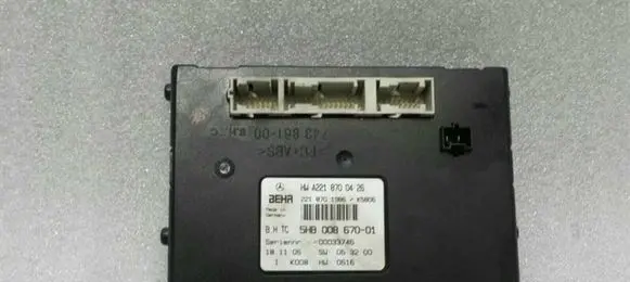 Mercedes-Benz S W221 Air conditioning/heating control unit A2218700426