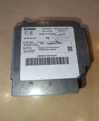 Peugeot 307 Airbag control unit/module 9645840780 44010506 5WK42908