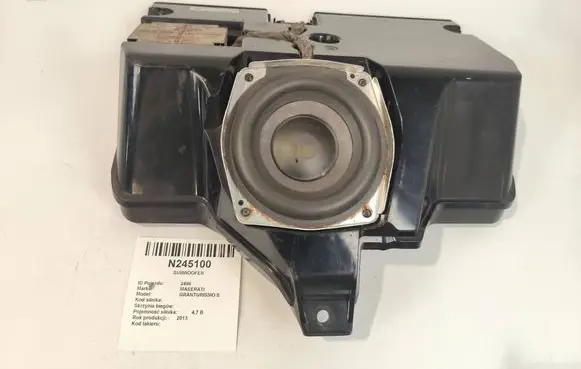 Maserati Quattroporte Subwoofer speaker 67071100 280869001 447082