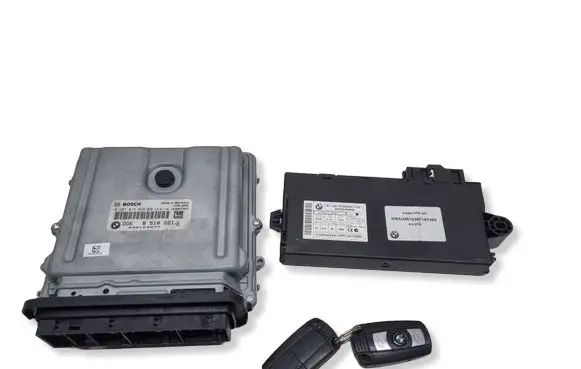 BMW 3 E90 E91 Engine ECU kit and lock set 8510221 61359395657