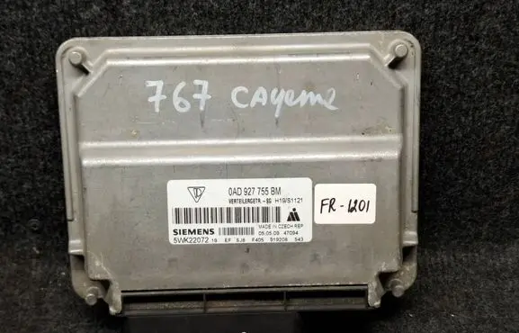 Porsche Cayenne (9PA) Gearbox control unit/module 0AD927755BM