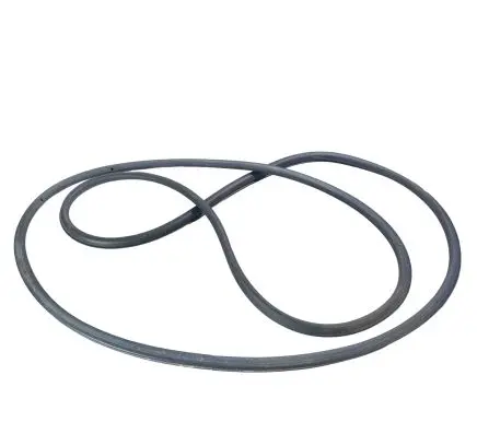 Rubber seal rear door