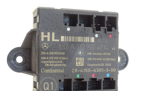 Mercedes-Benz C W204 Door control unit/module A2129004114 A2129021006 A2189010100