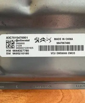 Citroen DS7 Crossback Other control units/modules 9847967480 9695210180 A3C7015470001