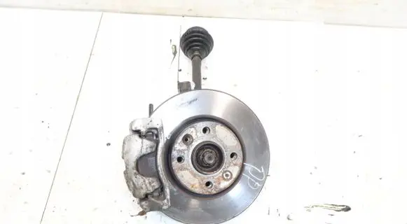 Front wheel hub spindle knuckle