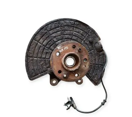 Front wheel hub spindle knuckle