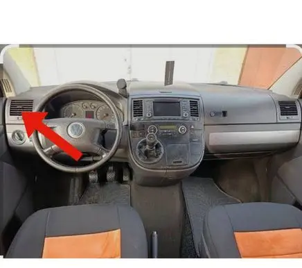 Volkswagen Multivan T5 Dashboard side air vent grill/cover trim 7H5819203A