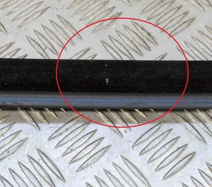 Maserati Ghibli Front door glass trim molding 