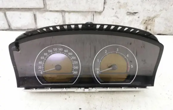 BMW 7 E65 E66 Speedometer (instrument cluster) 62119110657 110080103 103200001956