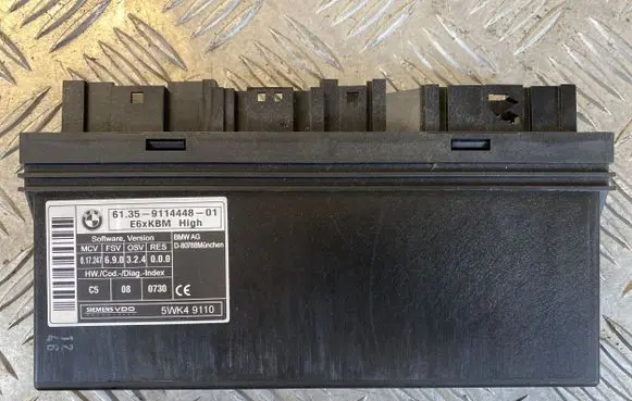 BMW 5 E60 E61 Comfort/convenience module 9114448 5WK49110