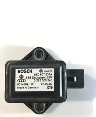 Audi A6 S6 C6 4F ESP acceleration yaw rate sensor 8E0907637A 0265005245