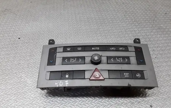 Peugeot 407 Climate control unit 96573322YW