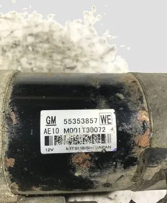 Opel Insignia A Starter motor 55353857 M001T30072