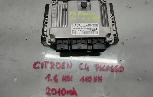 Citroen C4 Grand Picasso Engine control unit/module ECU 9666986680
