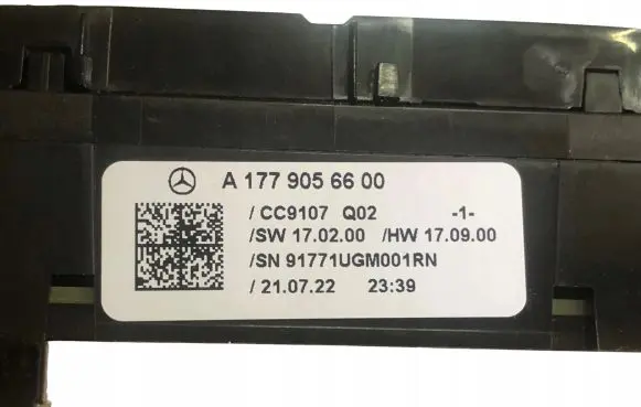 Mercedes-Benz A W177 Seat control switch A1779056600