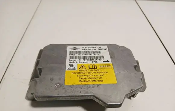 Mini One - Cooper R57 Airbag control unit/module 3451779