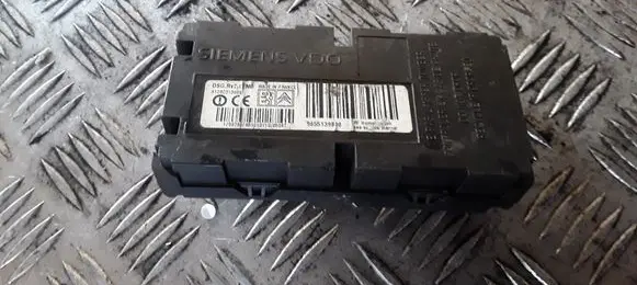 Peugeot 307 Tire pressure control unit 9655139880