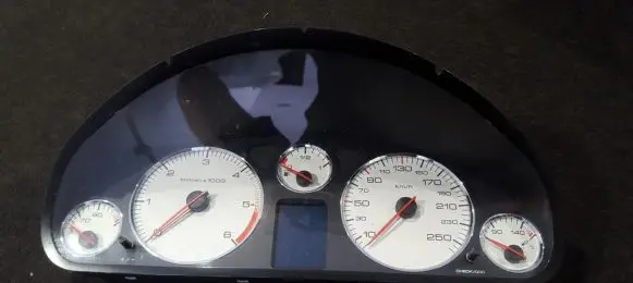 Peugeot 407 Speedometer (instrument cluster) 9658138580 a2c53119649
