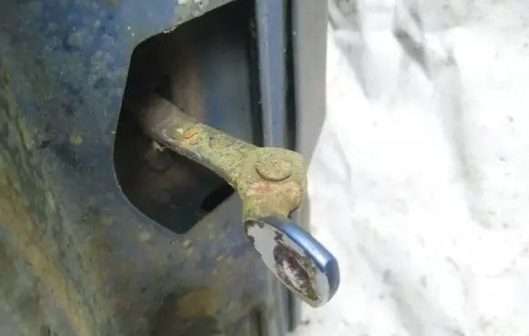 Ford Escort Front door check strap stopper 