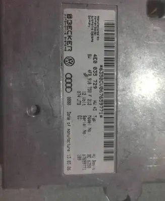 Audi A6 S6 C6 4F MMI control unit 4E0035729 4F0910730F