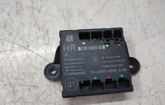 Mercedes-Benz CLS C218 X218 Door control unit/module A2189001501