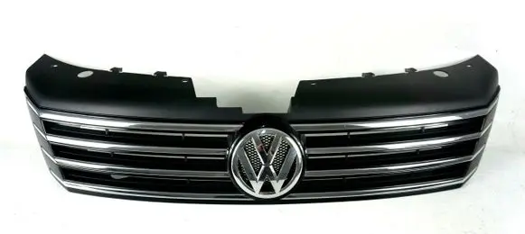 Volkswagen PASSAT B7 Front bumper upper radiator grill 3AA853651