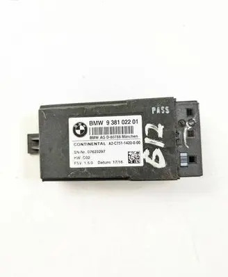 BMW 7 G11 G12 Seat control module 9381022 07623297 A2C7511420000