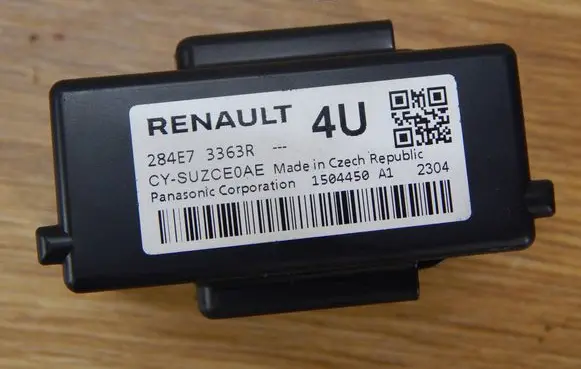 Renault Kangoo III Trunk lid opening control unit 284E73363R CYSUZCE0AE 1504450