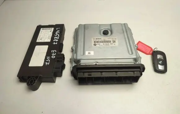 BMW X5 E70 Engine ECU kit and lock set 13618512407 13618517015 13618510838