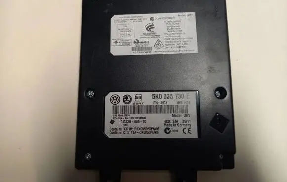Volkswagen Golf VI Bluetooth control unit module 5K0035730E 100022600500