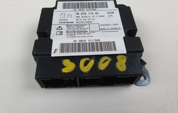 Peugeot 5008 Airbag control unit/module 9824811680