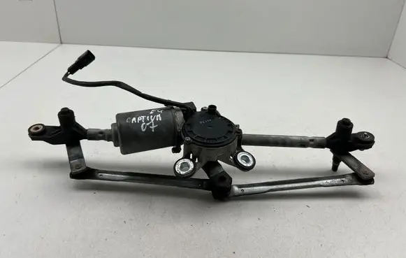 Front wiper linkage and motor