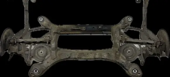 Rear axle beam
