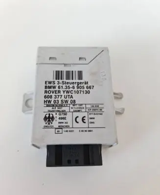 BMW 5 E39 Immobilizer control unit/module 61356905667 608377UTA YWC107130