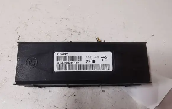 Opel Insignia A Air conditioning/heating control unit 13582900 38290087109712R4
