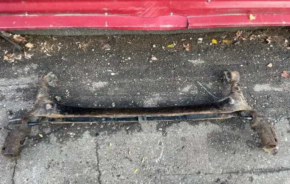 Rear axle beam