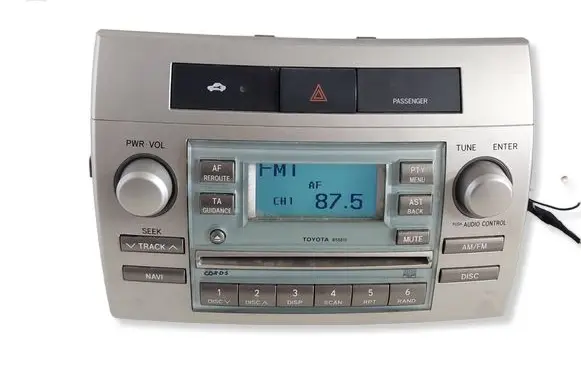 Toyota Corolla Verso AR10 Radio/CD/DVD/GPS head unit 861200F010 CQTS7421LC W58810
