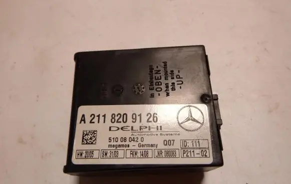 Mercedes-Benz SLK R171 Alarm control unit/module A2118209126
