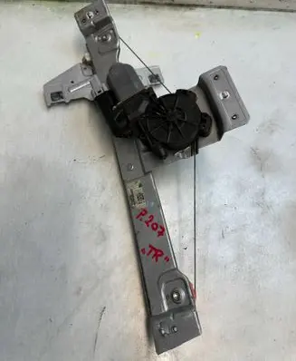 Peugeot 207 Rear door window regulator with motor 440787E