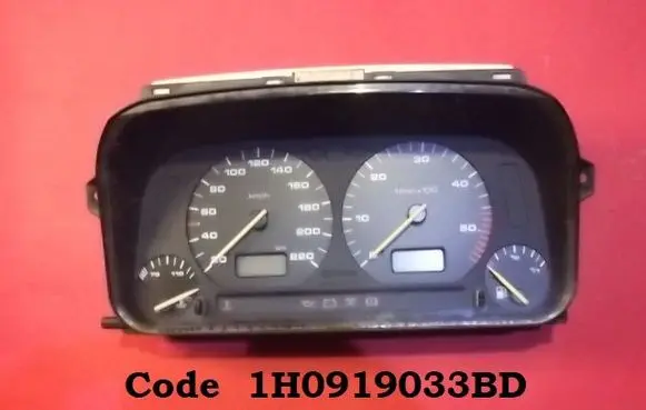 Volkswagen Golf III Speedometer (instrument cluster) 1H0919033BD
