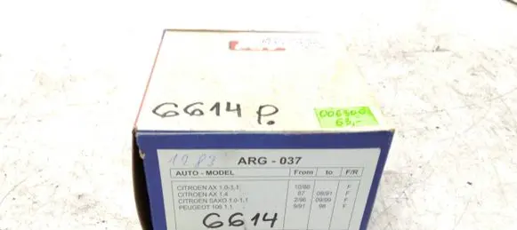 Citroen AX Front wheel ball bearing DAC35660032 6614 ARG037