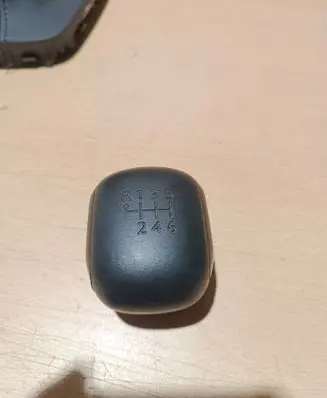 Peugeot Partner III Gear lever shifter trim leather/knob 