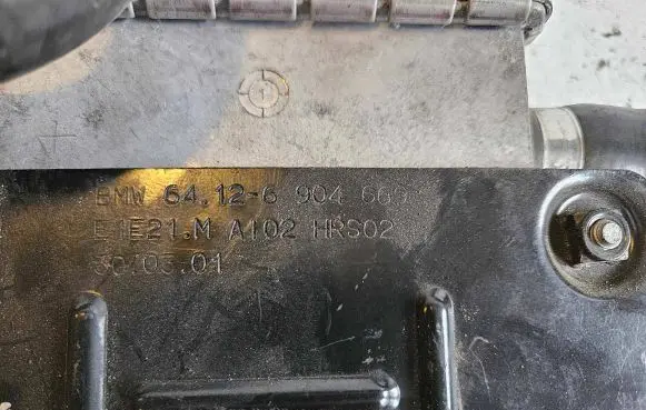 BMW 3 E46 Coolant heater 64126904668