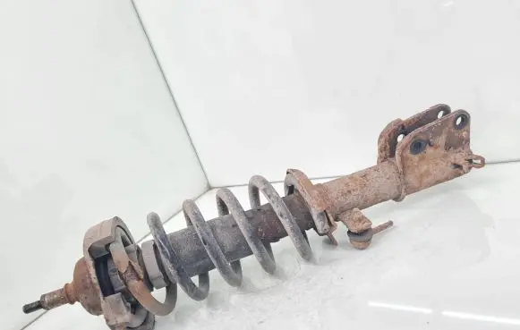 Front shock absorber with coil spring