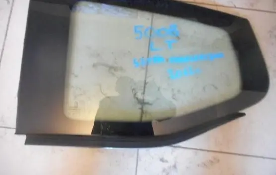 Peugeot 5008 Loading door trunk window/glass 