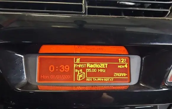 Citroen C3 Screen/display/small screen 96771584XT IMPRK1518717