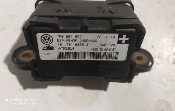Volkswagen Touareg II ESP acceleration yaw rate sensor 7P0907652 HH70M28EJS 10170106593